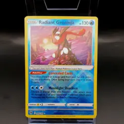 Pokemon TCG Radiant Greninja Holo Card Astral Radiance 046/189 - Image 1