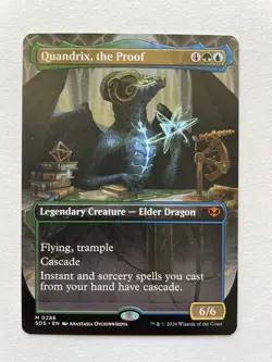 MTG Quandrix, the Proof BORDERLESS 0286 SOS - Image 1