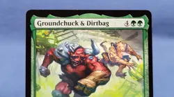 Groundchuck and Dirtbag Regular NM - TMT 115 MtG TMNT 🔮 A* - Image 2