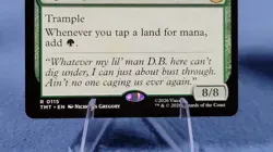 Groundchuck and Dirtbag Regular NM - TMT 115 MtG TMNT 🔮 A* - Image 3