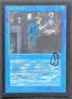 Signed MTG Magic Julie Baroh Artist Proof _ Beta CE _ MAGICAL HACK _ VHTF 1/50! - Image 2