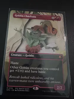 Goblin Chieftain (Borderless) Special Guests Regular - Image 1