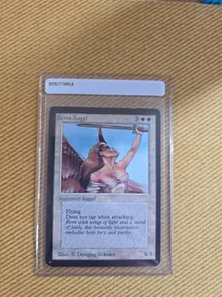 Magic The Gathering Serra Angel Beta Moderate Condition - Image 1