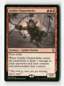 Goblin Chainwhirler - #129 - Non Foil - MTG - Near Mint - Image 1