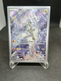 Pokemon N's Reshiram Full Art Holo SV09 Journey Together 167/159 130 HP Rare - Image 1