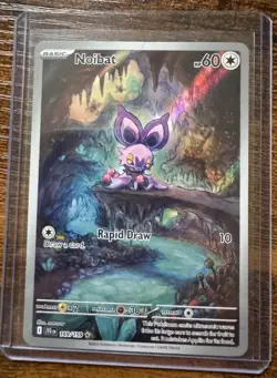 Noibat 169/159 SV09 Journey Together Holo Illustration Rare Pokemon TCG - Image 1