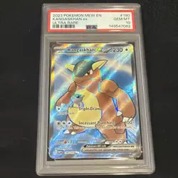 Kangaskhan ex 190/165 PSA 10 Pokemon SV: 151 Ultra Rare 2023 Ultra Rare - Image 1