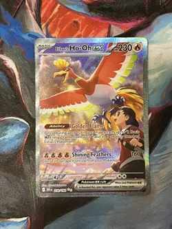 Pokemon TCG Ethan's Ho-Oh EX Sir 230/182 Destined Rivals - Image 1