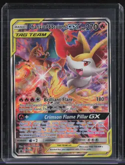 2019 Pokemon Sun & Moon Black Star Promo #SM230 Charizard & Braixen GX - Image 1