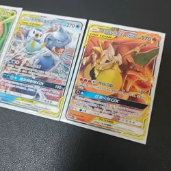 3*Lot Pokemon TAG TEAM Charizard & Braixen GX/Blastoise & Piplup GX #37 KB72 - Image 2