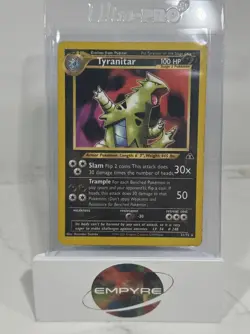 Pokemon TCG Tyranitar Neo Discovery 31/75 Rare 2001 Non Holo - Image 1