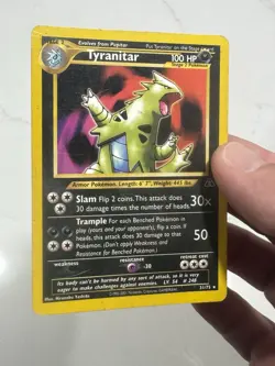 Pokemon TCG Tyranitar Neo Discovery 31/75 Rare 2001 Non Holo - Image 5