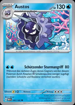 Pokemon Karten 151 Austos 091/165 Deutsch - Image 1