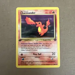 Pokemon TCG Charmander Rocket 1st Edition - Image 1