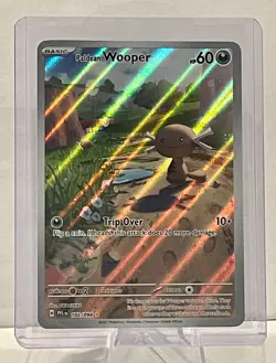 2025 Pokemon PFL 102/094 Paldean Wooper - Illustration Rare - Image 1
