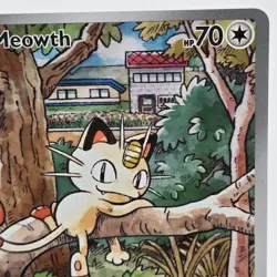 Pokemon Meowth 106/094 Full Art Holo Phantasmal Flames NM - Image 5