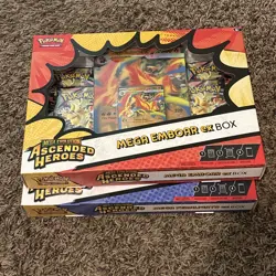 Pokemon TCG: Mega Evolutions Ascended Heroes Mega Ex Box Lot Of 2 Sealed. - Image 2