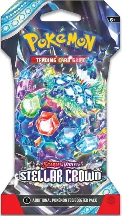 Stellar Crown Sleeved Booster Pack - SV07: Stellar Crown Pokemon (Random Art) - Image 2
