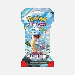 Stellar Crown Sleeved Booster Pack - SV07: Stellar Crown Pokemon (Random Art) - Image 3