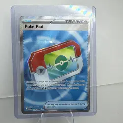 Pokemon Poke Pad 113/088 POR Trainer Item Full Art Holo Uncommon English - Image 1