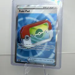Pokemon Poke Pad 113/088 POR Trainer Item Full Art Holo Uncommon English - Image 2