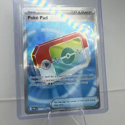 Pokemon Poke Pad 113/088 POR Trainer Item Full Art Holo Uncommon English - Image 3