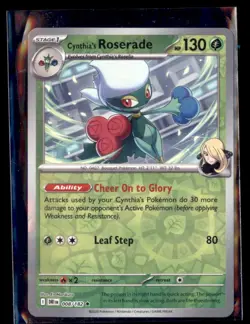 Pokemon Cynthia's Roserade 8/182 Destined Rivals Reverse Holo - Image 1