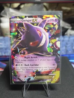 Pokemon Gengar EX Ultra Rare Holo 34/119 XY-Phantom Forces 170 HP Psychic - Image 1