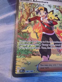 Pokemon TCG: Ethan's Adventure 236/182 - SV Destined Rivals SIR - NM - Image 4