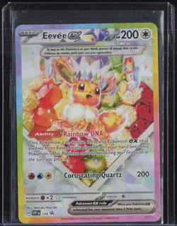 2025 Pokemon SVP EN Black Star Promo #174 Eevee ex - Image 1