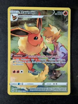 2022 Pokemon FLAREON #TG01/TG30 Brilliant Stars Trainer Gallery Character Rare - Image 1