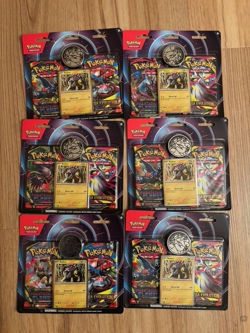 Pokemon TCG Lot Of (6) Mega Evolution Phantasmal Flames Raikou 2 pack + coin - Image 1