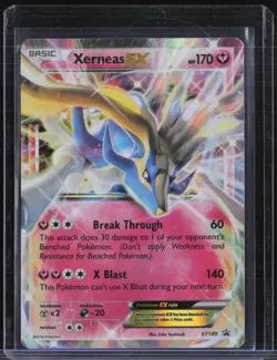 2016 Pokemon Black Star Promo Shiny Kalos Tins #XY149 Xerneas EX - Image 1