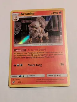 Arcanine - 6/18 - Pokemon Detective Pikachu Holo Rare NM/VLP - Image 1