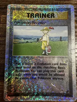 Pokemon Breeder [Reverse Holo] #102 Pokemon Legendary Collection - Image 1