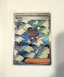 Pokemon Ascended Heroes Surfer 293/217 Special Illustrated Rare SIR English TCG - Image 1