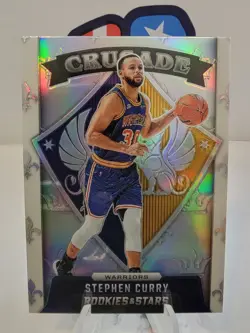 2021-22 Panini Chronicles #645 Stephen Curry Crusade Silver Prizm Warriors - Image 1