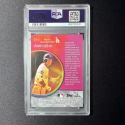 2025 Topps Chrome Update Series - Fortune 15 Shohei Ohtani #F15-6 PSA 10 - Image 2