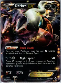 Darkrai EX 63/108 - Pokemon Black & White 5: Dark Explorers - Ultra Rare (NM) - Image 1