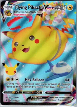 Flying Pikachu Vmax 007/025 - Pokemon TCG Celebrations 25th - Ultra Rare (NM) - Image 1