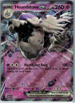 Houndstone ex SVP 162 - Pokemon TCG SV Black Star Promos - Holo Promo (NM) - Image 1