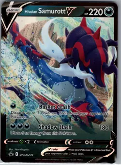Hisuian Samurott V SWSH239 - Pokemon SWSH Black Star Promos - Promo (NM) - Image 1