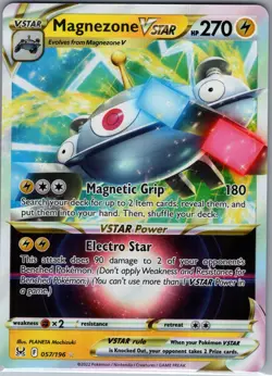 Magnezone Vstar 057/196 - Pokemon TCG SWSH11: Lost Origin - Ultra Rare (NM) - Image 1