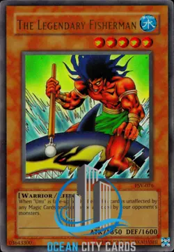 Yugioh The Legenary Fisherman Ultra Rare Yugioh Card PSV-076 Pharaohs Servant - Image 1
