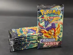 Lot of (10) Pokemon Sword & Shield Crown Zenith Booster Packs SEALED - Image 1