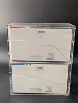2x Pokemon Black Bolt White Flare Sealed Booster Bundle Display Case W/Acrylic - Image 2