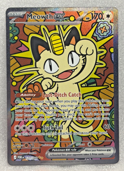 Pokemon TCG : Perfect Order - Meowth Ex 121/088 Special Illustration Rare SIR - Image 1