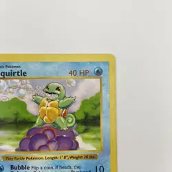 Squirtle 63/102 Base Set Shadowless MP WOTC Pokemon TCG Vintage Single - Image 4
