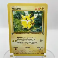Pikachu 60/64 Jungle 1st Edition NM Common WOTC Pokemon TCG Vintage Single - Image 1