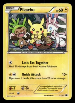 Pikachu XY95 Holo XY Promo Pokemon MP - Image 1